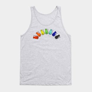 Cute Cats Rainbow Tank Top